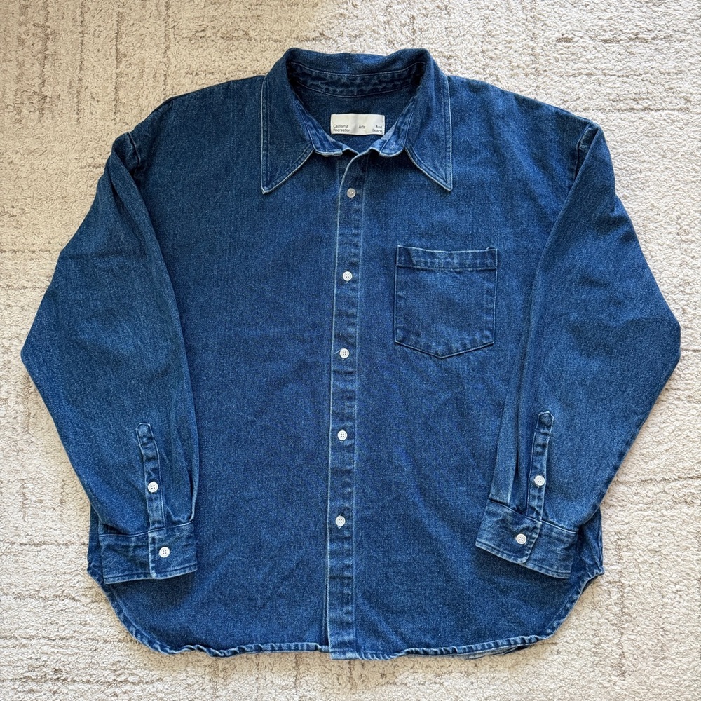 Men's Blue Denim Shirt
